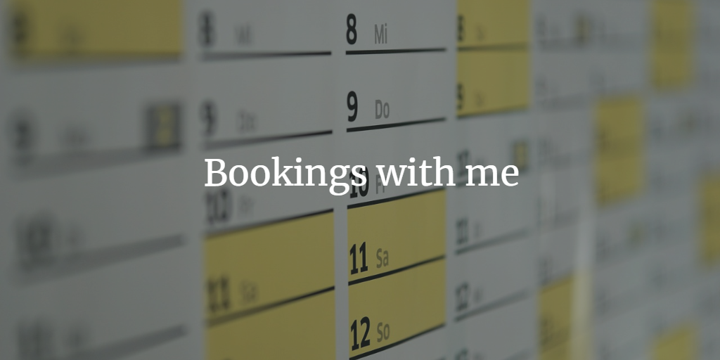 Microsoft Bookings with me